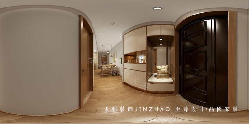 東南智匯城北歐風格玄關(guān)裝修效果圖